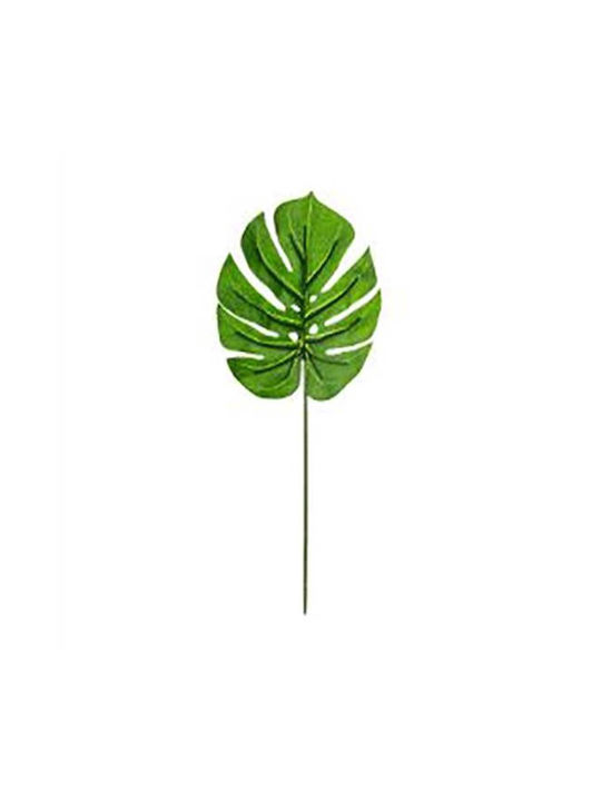 Atmosphera Artificial Decorative Branch Monstera Green 35cm 2pcs