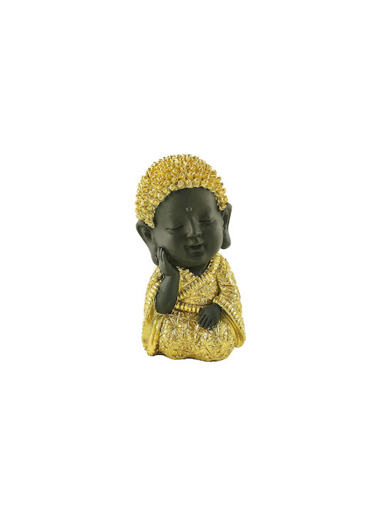 InTheBox Decorative Buddha Polyresin Baby in Black - Gold 11.7x10.2x16.7cm 1pcs