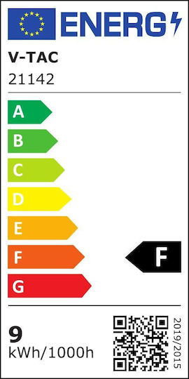 V-TAC LED-Lampe 8.5W 100mm für Fassung E27 und Form R63 Naturweiß 806lm