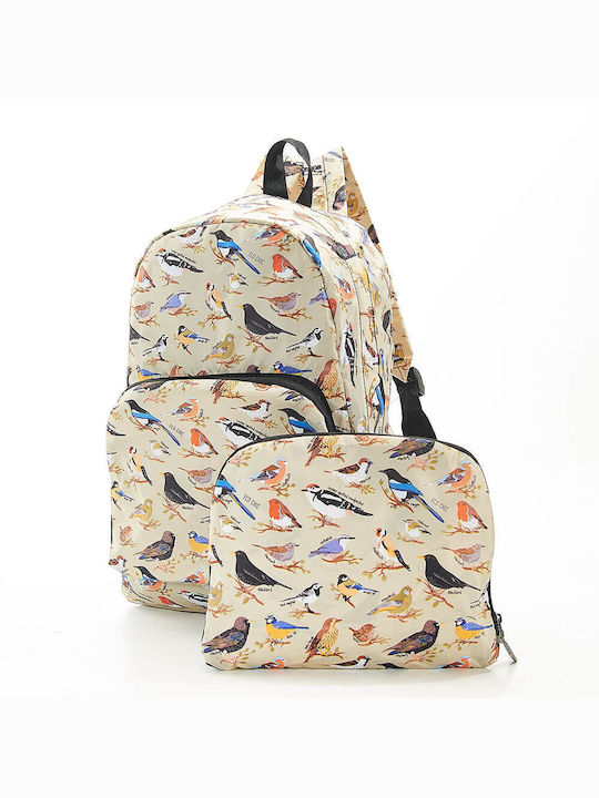 Eco Chic E-B16GN Green Wild Birds Bag Backpack Green