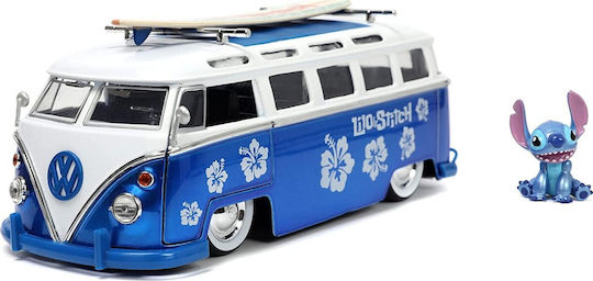 Jada Toys Lilo și Stitch Stitch Stitch Van Cu Figură Vehicul Replică Lungime 3.5cm În Scară 1:24