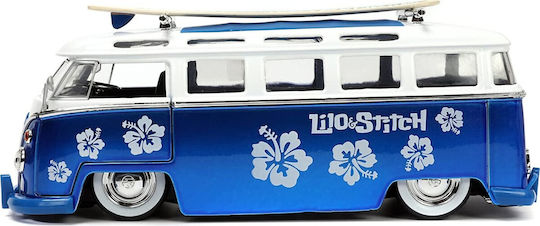 Jada Toys Lilo și Stitch Stitch Stitch Van Cu Figură Vehicul Replică Lungime 3.5cm În Scară 1:24