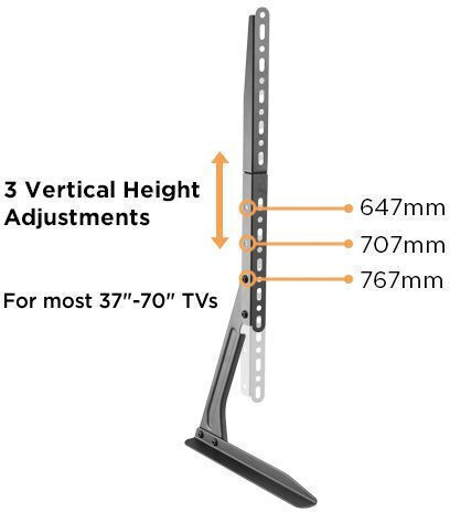 ATC ATC-2370 Επιτραπέζια Βάση Τηλεόρασης έως 70" και 50kg