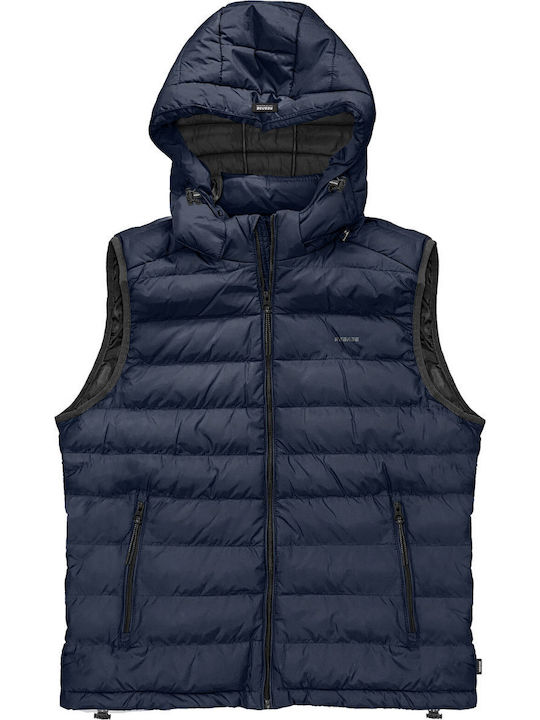 Αμάνικο Μπουφάν Puffer Navy Μπλε