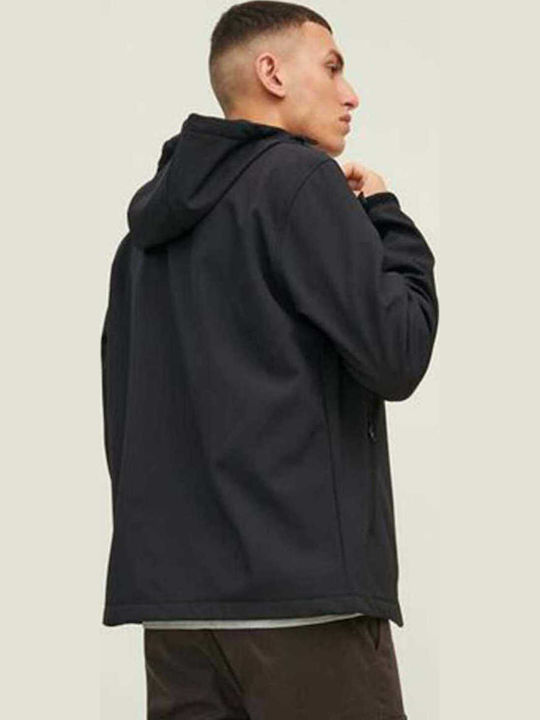 Jack & Jones Αθλητικό Μπουφάν Μαύρο