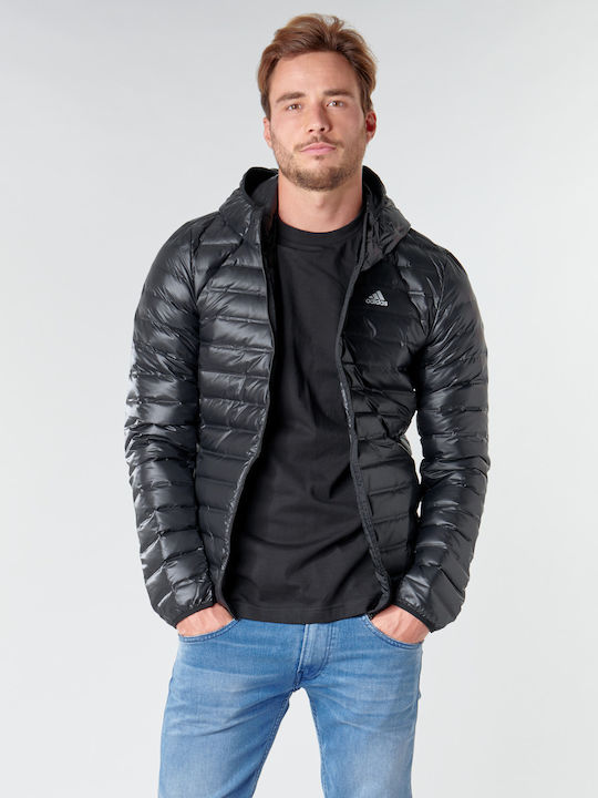 Varilite Winter Jacket Puffer Windproof Black Velvet-Black Metal