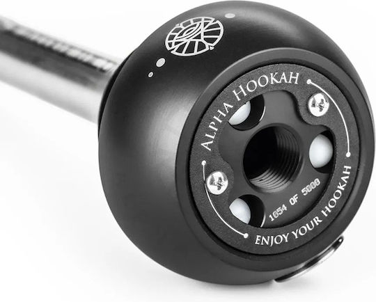 Hookah Ναργιλές X “Stratos” Μονός Μαύρος 50cm