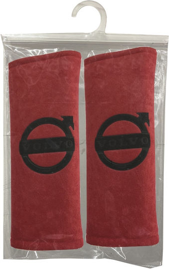 Race Axion Autositzgurt-Pads Volvo​ 21x7.5cm Rot 2Stück