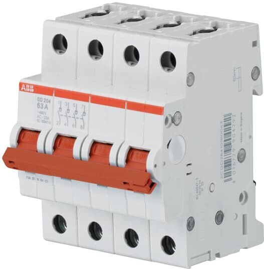Abb 4-Poles General Use Panel Push Button Switch 400V 125A E204-125