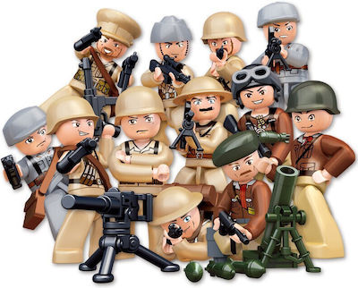 Sluban Miniature Toy WWII Soldiers for 6+ Years