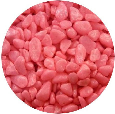 Pet Camelot Aquarium Soils / Substrates Aquarium Rocks Pink 5mm 1kg 9441-PINK