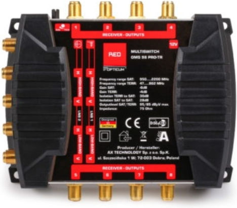 Opticum OMS 9/8 Pro-TR Πολυδιακόπτης
