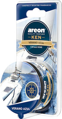 Areon Car Air Freshener Can Console/Dashboard Ken Blister Verano Azul 35gr