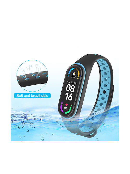 Sonique Sport Strap Silicone with Pin Purple / Blue (Smart Band 7)