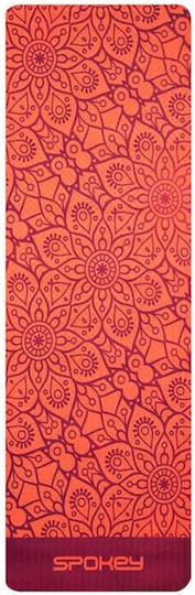 Spokey Mandala Fitnessmatte Yoga Orange (183x61x0.4cm)