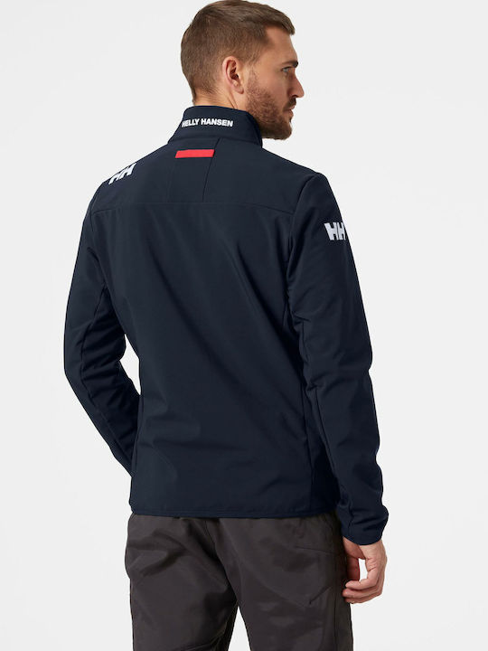 Χειμωνιάτικο Μπουφάν Softshell Αδιάβροχο και Αντιανεμικό Navy Μπλε