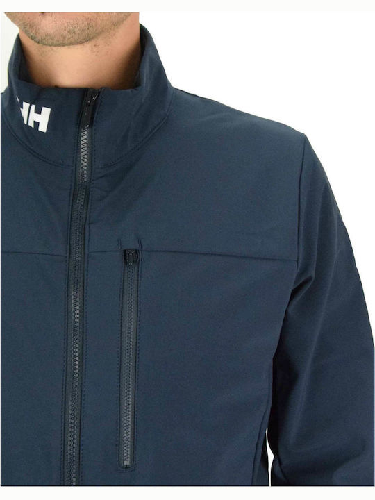 Χειμωνιάτικο Μπουφάν Softshell Αδιάβροχο και Αντιανεμικό Navy Μπλε