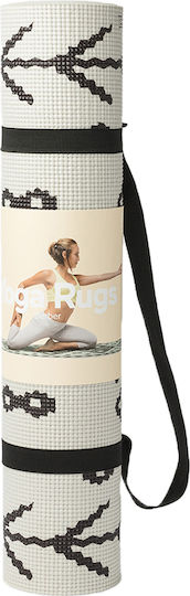 DOIY Berber Exercise Mat White (173x60x0.6cm)
