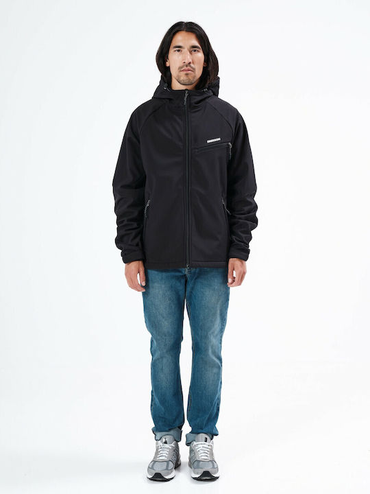 Winter Jacket Softshell Waterproof and Windproof Black