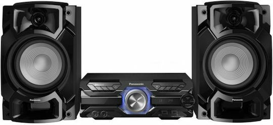 Panasonic Ηχοσύστημα 2.0 SC-AKX520E SC-AKX520E 650W με CD / Digital Media Player και Bluetooth Μαύρο