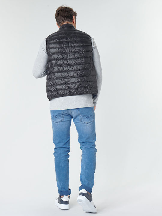 Sleeveless Winter Jacket Puffer Black