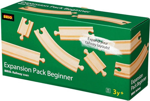 Brio Toys Expansion Pack Beginner Ράγες Σιδηρόδρομου για 3+ Ετών