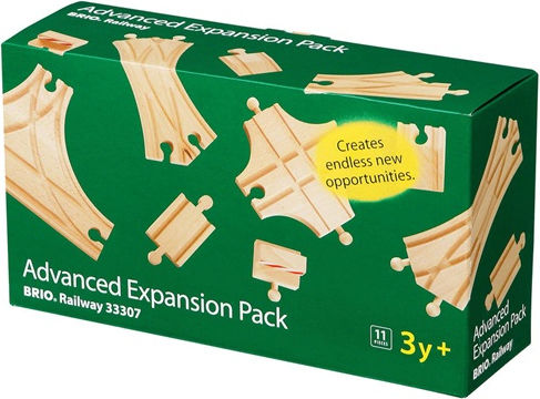 Brio Toys Advanced Expansion Pack Ράγες Σιδηρόδρομου για 3+ Ετών
