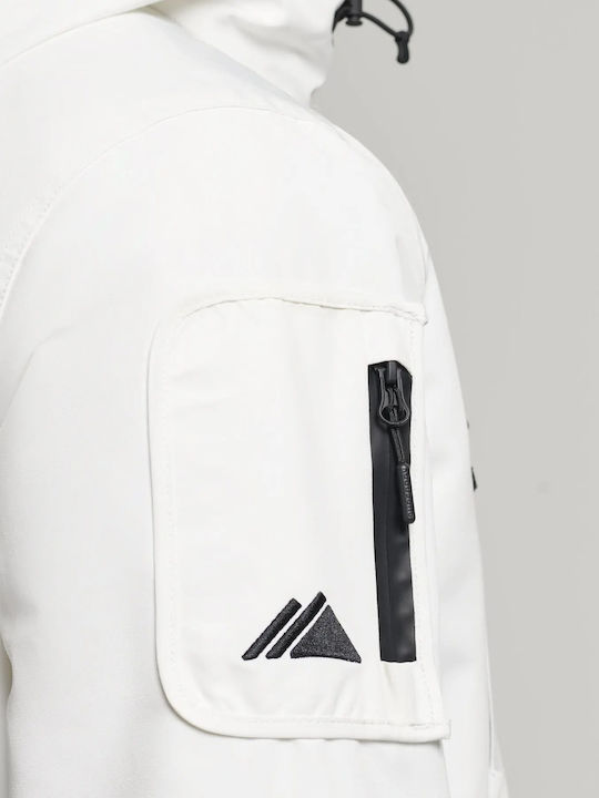 Ultimate Windcheater Χειμωνιάτικο Μπουφάν Αντιανεμικό Λευκό