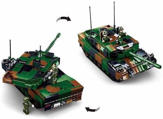 Sluban Building Blocks 2-1 Main Battle Tank for 10+ Years 766 Pieces