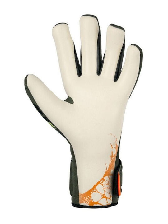 Reusch Pure Contact Gold X Adaptive Flex Adults Goalkeeper Gloves Green