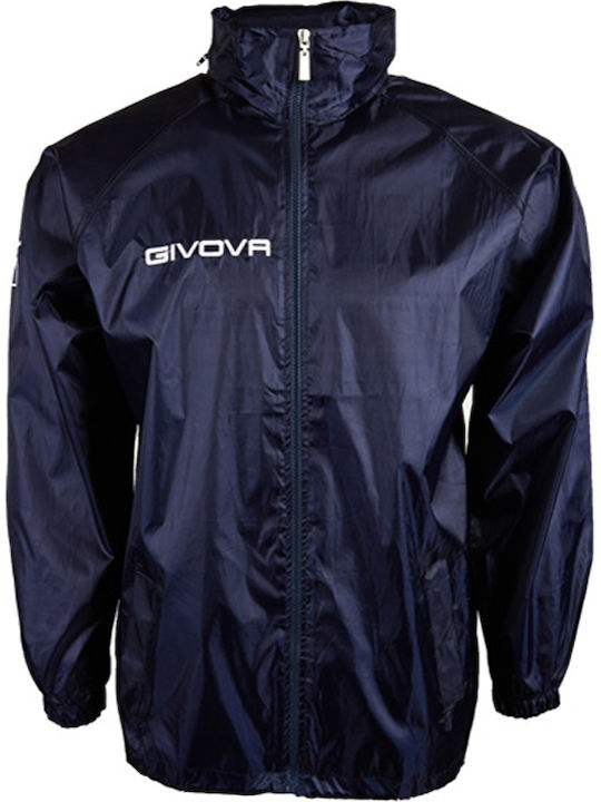 Rain Basico Jacket Waterproof and Windproof Blue