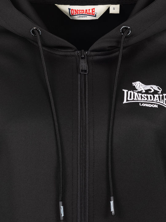 Bromley Women's Sweatshirt Jacket Hooded Black