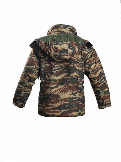 Army Race Military Jacket Greek Camouflage