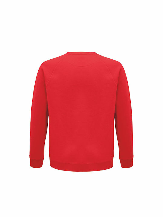 Sweatshirt Unisex Organic " BELIEVE, TED LASSO " Red