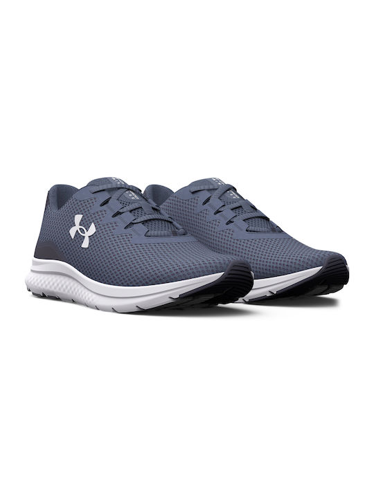 Charged Impulse 3 Sport Shoes Running Aurora Purple / Tempered Steel / White