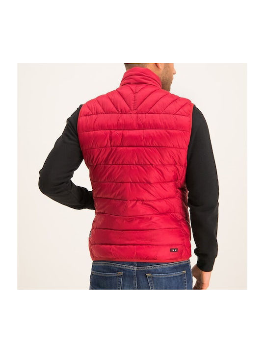 Napapijri Aerons 2 Men's Sleeveless Puffer Jacket Red