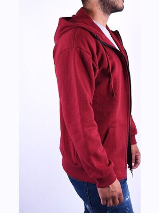 Burgundy Hoodie Sweatshirt