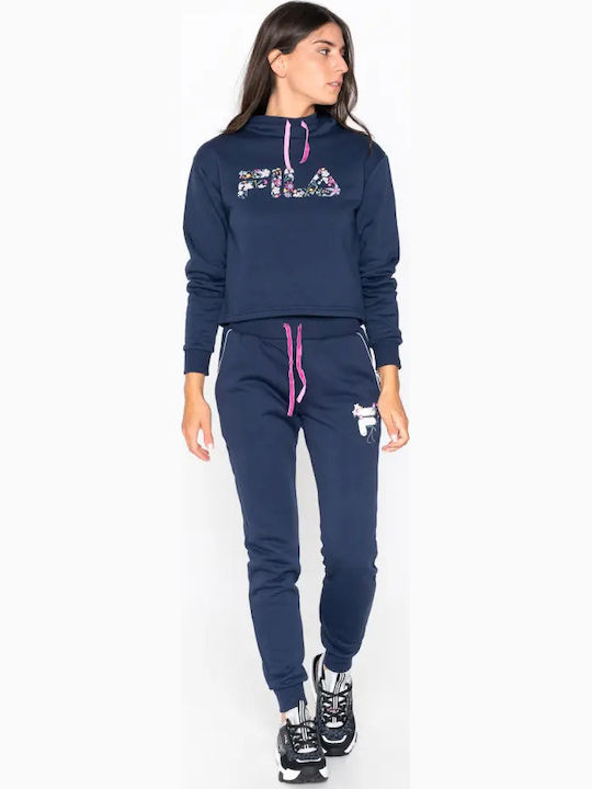 Tamson Sweatpants Pantaloni de Trening cu elastic Albastru