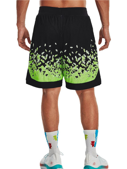 Under Armour Curry Collab Mesh Sportliche Herrenshorts Grün