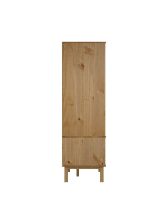 Doppeltür Kleiderschrank Brown / White 76.5x53x172cm
