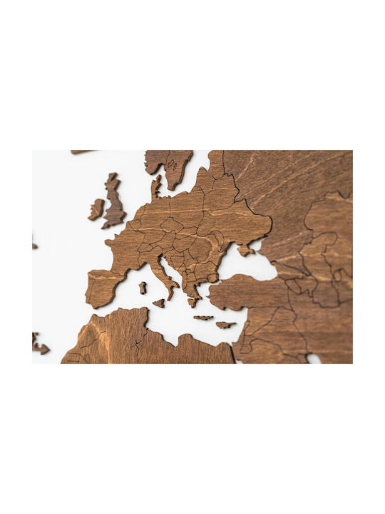 Decorative Wall Decor made of Wooden World Map 115x65cm 1pcs