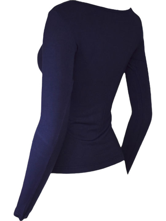 Women's Long Sleeve T-Shirt Blue