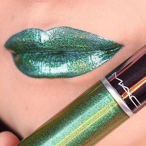 M.A.C Grand Illusion Glossy Liquid Lipstick Metallic Peace Love Unity Respect 5ml