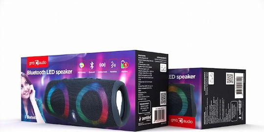 Gembird SPK-BT-LED-02 Bluetooth Speaker 5W with Battery Life up to 4 hours Black