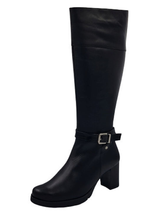 Desiree Shoes Anatomic Leather Women's Boots with Zipper Leury5 Black LEURY5