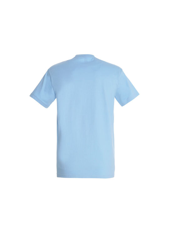 T-shirt Unisex " Animal Deejay ", Sky blue