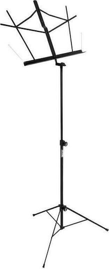 On Stage SM7122 Notenständer Musik Höhe 66-101cm Schwarz mit Tragetasche 11052