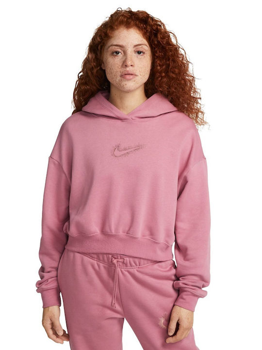 Women's Sweatshirt Hooded Pink