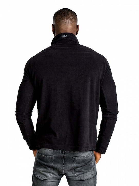 Trespass Blackford Men's Long Sleeve Blouse with Zipper Black