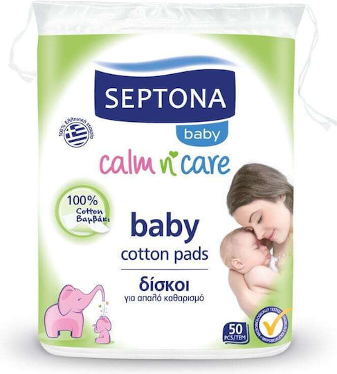 Septona Calm n Care 100% Cotton for Babies 50pcs